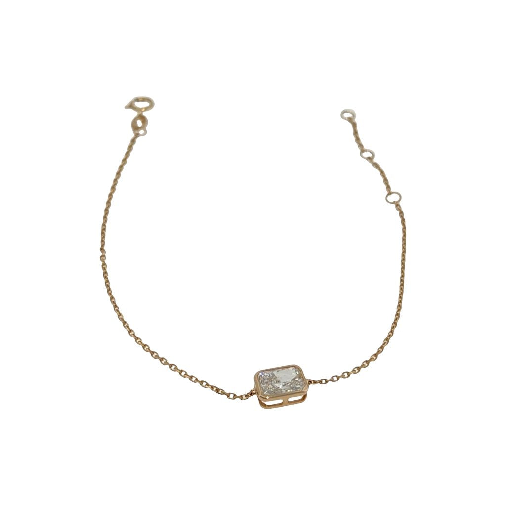 LAB GROW DIAMOND BRACELET WOMEN 14K 1.36 CT