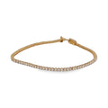 LAB GROW DIAMONDS BRACELET UNISEX 14K 2.44 CT