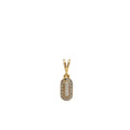 DIAMOND PENDANT 14K 0.2 CT