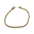 LAB GROW DIAMONDS BRACELET WOMEN 14K 2.56CT